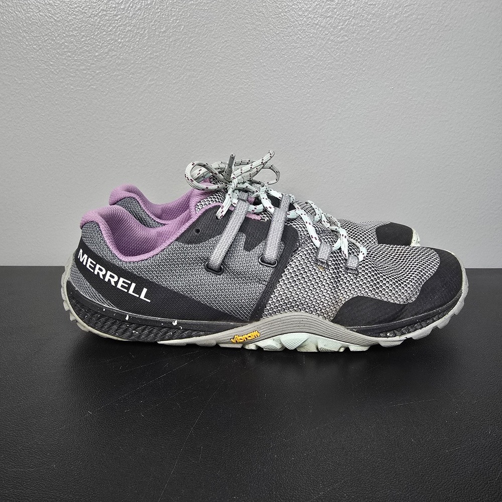 Merrell Shoes Womens Size 11 Gray Trail Glove 6 Barefoot Trail Running‎ Sneakers